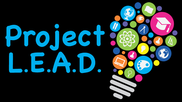 Project LEAD Logo black background