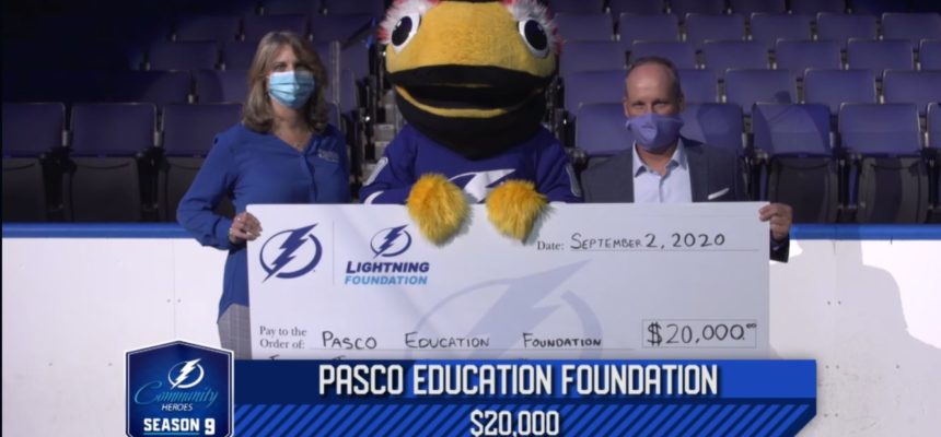 Thank you Tampa Bay Lightning Foundation Thank you Tampa Bay Lightning Foundation